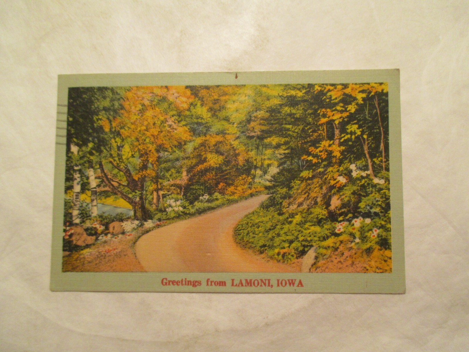 Iowa Postcard greetings from Lamoni IA eBay