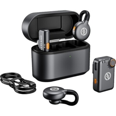 Hollyland LARK M2S Combo 2-Person Wireless Microphone System for Cameras/Mobile
