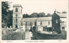 Burton St nicholas church Frith BTN 29 real photo 