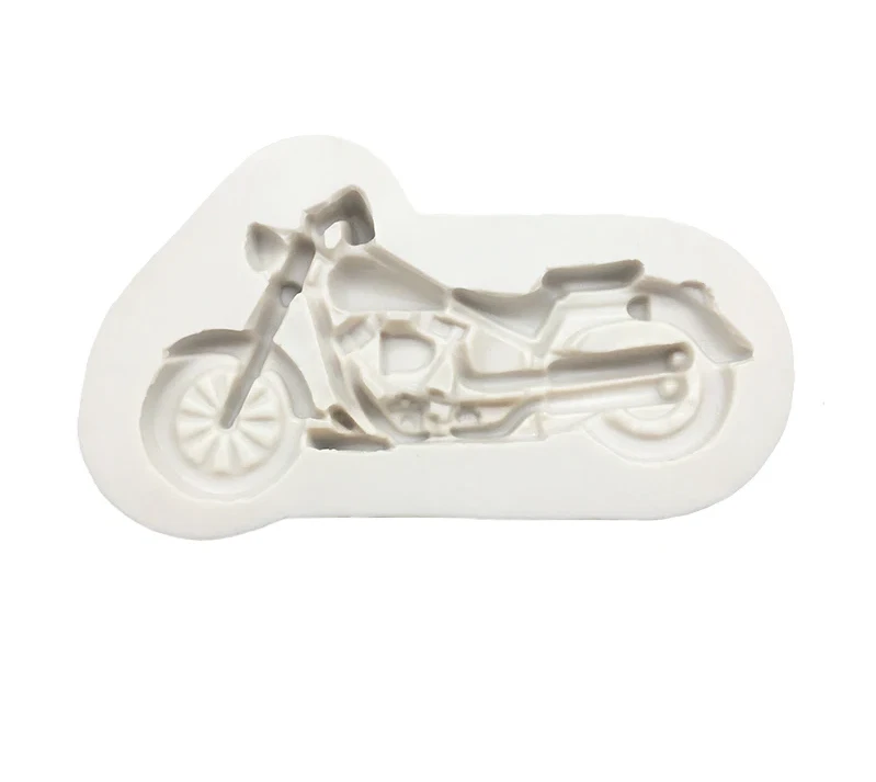 Silikon Ausstechform Backform Fondant Marzipan Tortendeko Form Motorrad Bike - Bild 2 von 4