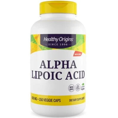 Healthy Origins, Alpha Lipoic Acid, 600mg, 150 Veg. Kapseln - Blitzversand
