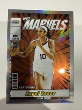 Angel Reese 2024 Panini Prizm Draft Picks Rookie RC Net Marvels #9 Case Hit LSU