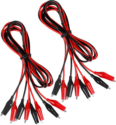 Prueba De 1 M De 2 Grupos Juego De Cables Con Pinzas De Cocodrilo Cables De ...