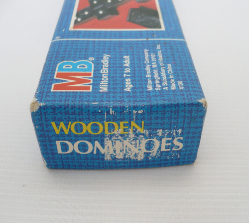 1983 Milton Bradley Wooden Dragon Dominoes Double Six w/Box, Instr. Complete - Picture 5 of 7