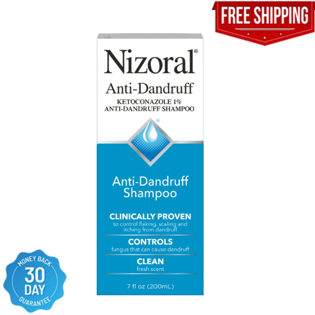 Nizoral A-D Anti-Dandruff Shampoo, Fresh scent, 7 FL Oz..