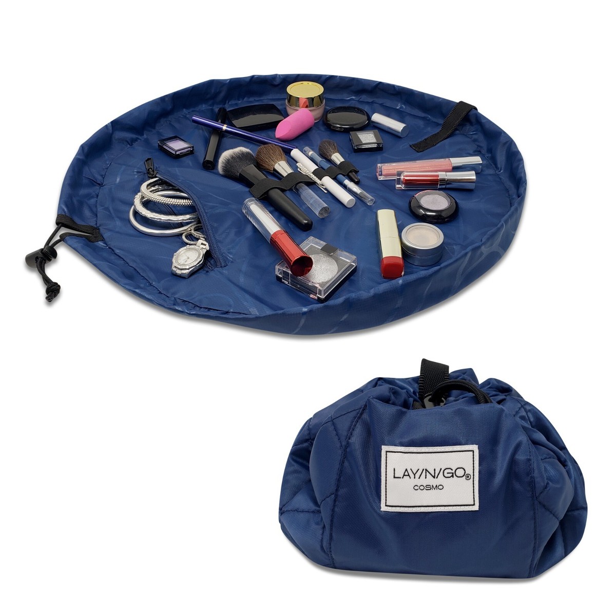 Lay-n-Go Kosmetiktasche Mit Kordelzug – 50,8 Cm, Wasserabweisend, Maschinenwaschbar, Hunde-Design