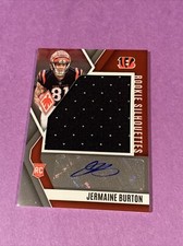 2024 Panini Phoenix Jermaine Burton RPA Rookie Patch Auto Silhouettes /99 Bengal