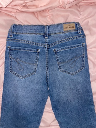 Jordache Girls Bootcut Blue Jeans Size 8 - Picture 4 of 10