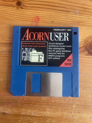 Acorn Computer User Disc Circuit Designer 78515 BBC Micro (1995) February 1995 - Photo 1 sur 2