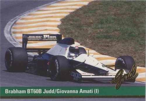 GIOVANNA AMATI 1992 GRID FORMULA ONE (F1 RACING) #42 67682 | eBay