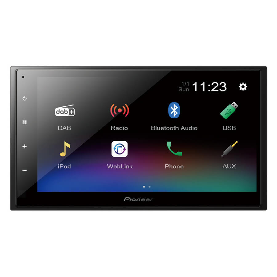 Pioneer DMH-A340DAB - Autoradio 2DIN - Bluetooth, DAB/DAB+ Digital Radio, equ...