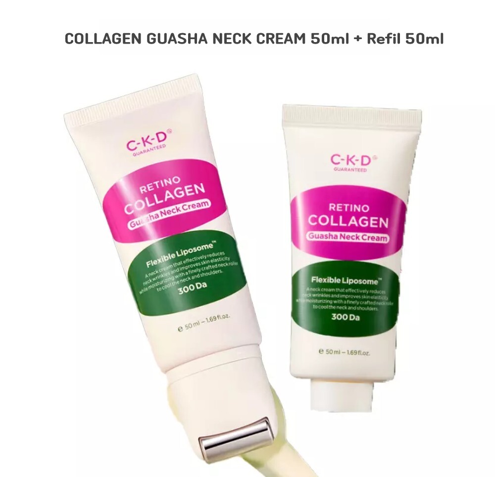 CKD RETINO COLLAGEN GUASHA NECK CREAM 50ml+Refil 50ml/K