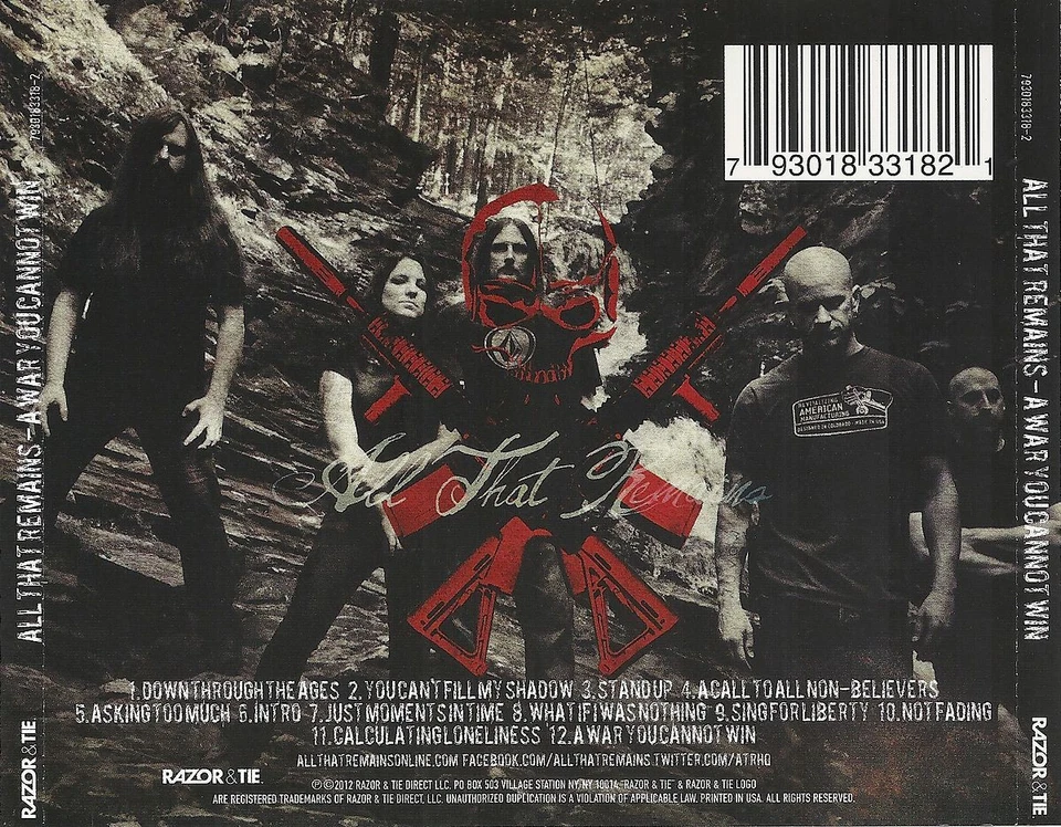 (CD) All That Remains - A War You Cannot Win  (2012)  - Bild 2 von 2