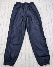 Nike Blue Windbreaker Track Mesh Lined Pants VINTAGE 90s Y2K WOMENS SIZE L