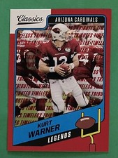 2021 Panini Classics Legends Timeless Tributes Red /75 Kurt Warner #117