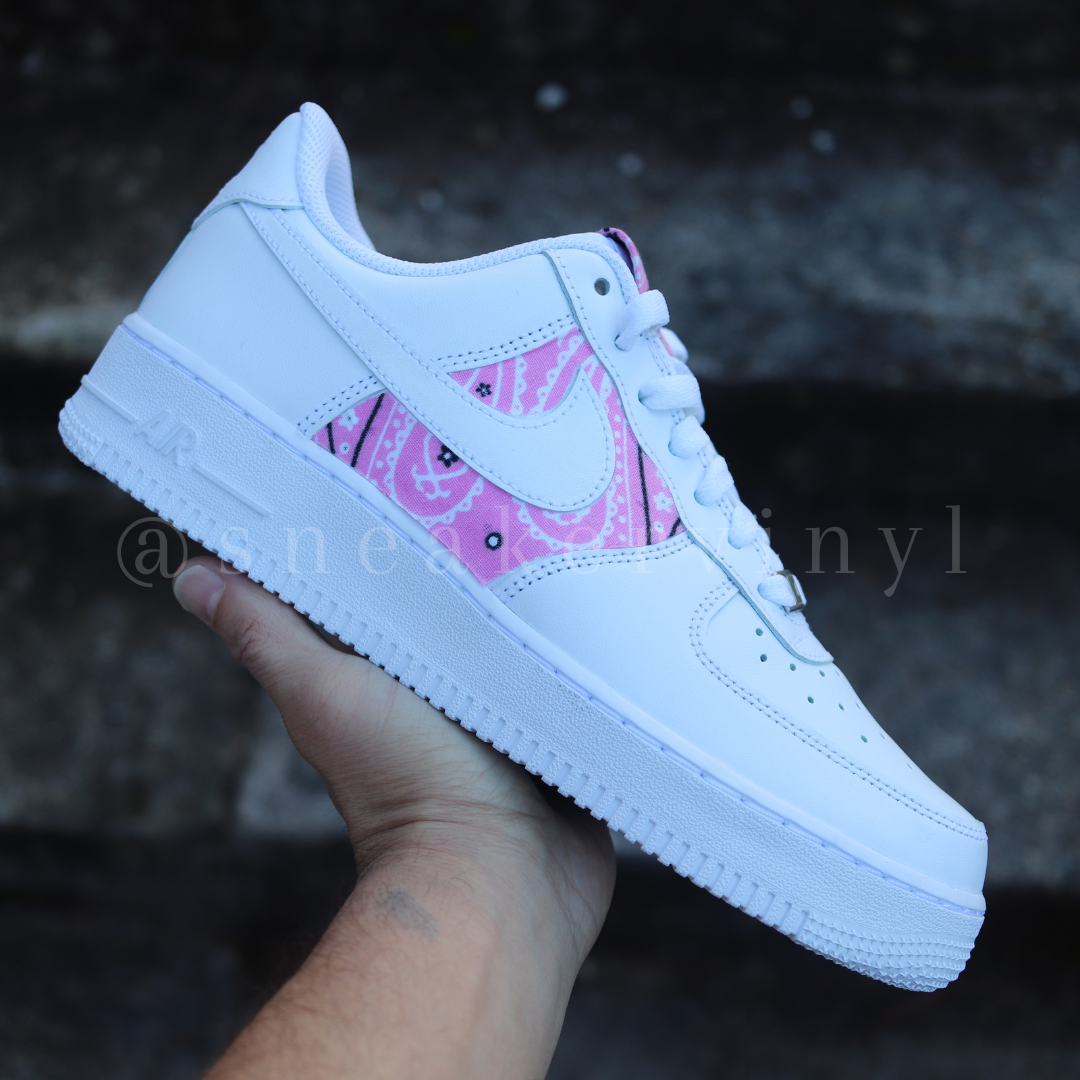 Custom Air Force Low Pink Bandana Custom NWT