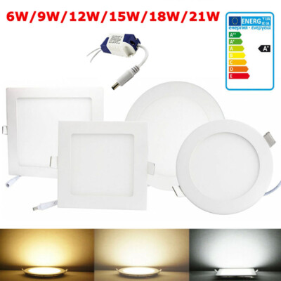 10 Stück 18W 21W Dimmbare LED-Einbauleuchte Epistar Deckeneinbauleuchte Kaltweiß
