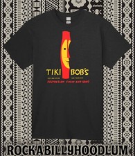 Camiseta Retro Arte Tiki Polinesio Bar Taza Restaurante Tiki Bob's CA