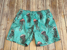 Psycho Tuna- Jelly Fish Swim Trunks Shorts- Men's Size Large