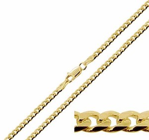 9ct Gold Curb Chain 24 Inch Clearance 
