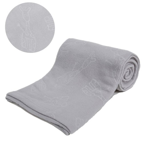 Manta de lana personalizada bordada Peter Rabbit rosa azul gris regalo para bebé - Imagen 3 de 11