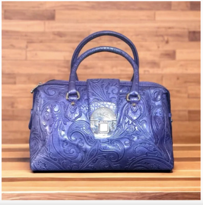 Purple Color Etro Satchel Bag