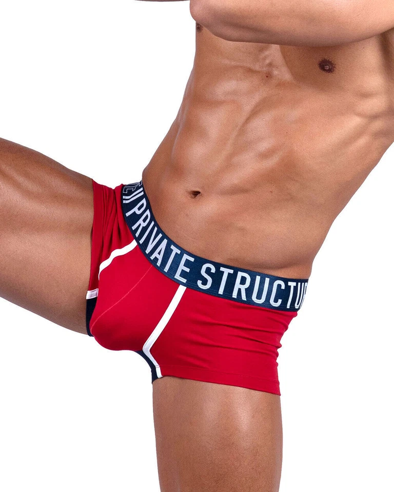 PRIVATE STRUCTURE Long Boxer Trunk Athlete Red Falcon 4389 103 - Image 4 of 4