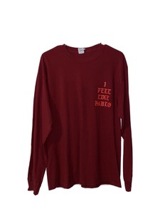 i feel like pablo red long sleeve
