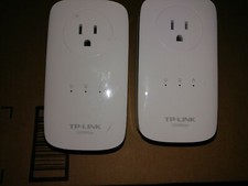 TP-LINK TL-PA8030P AV1200 Gigabit Passthrough Powerline Ethernet Adapter Pair 