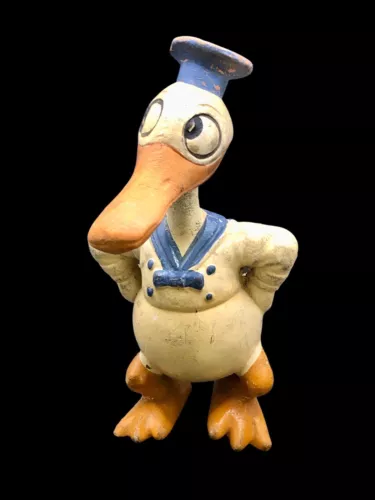 Very Rare 1930's Donald Duck Seiberling Latex Product Walt Disney Figure
