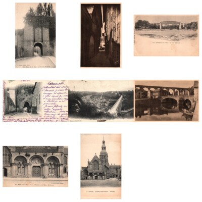 Lot CPA 22 - DINAN (Côtes d'Armor) - Lot von 8 CPA von Dinan (b)