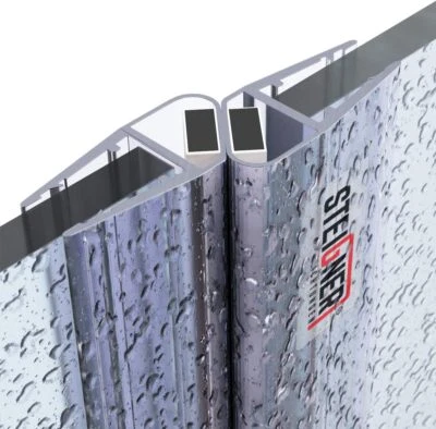 STEIGNER Magnetdichtung SET 180° Magnet Paar Duschdichtungen Duschtürdichtung Runddusche