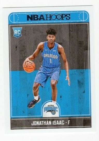 Jonathan Isaac 2017-18 Panini NBA Hoops Rookie RC #256 Magic