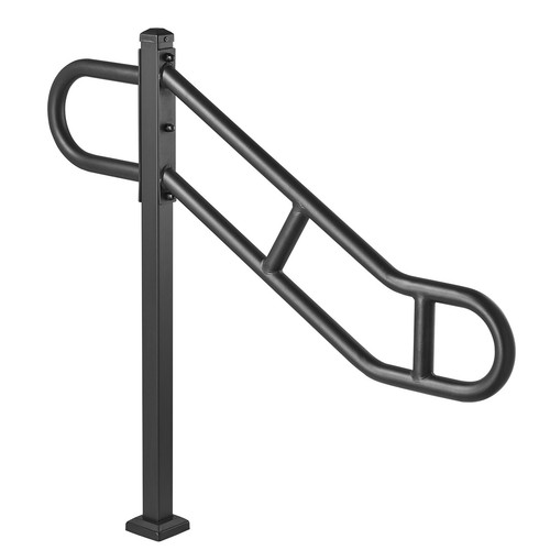VEVOR Corrimano Singolo per Esterni 1-3 Gradini Corrimano per Scale 1029 mm - Foto 10 di 12