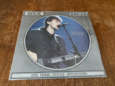 RUSH Rock Sagas 12'' PICTURE DISC Vinyl LP 1988 Chris Tetley Interviews SHRINK