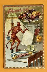 ビンテージ 60s デビル　悪魔　Devil ワッペン ノースノーネーム　レトロ ビンテージ 60s デビル 悪魔 Devil ワッペン ノースノーネーム