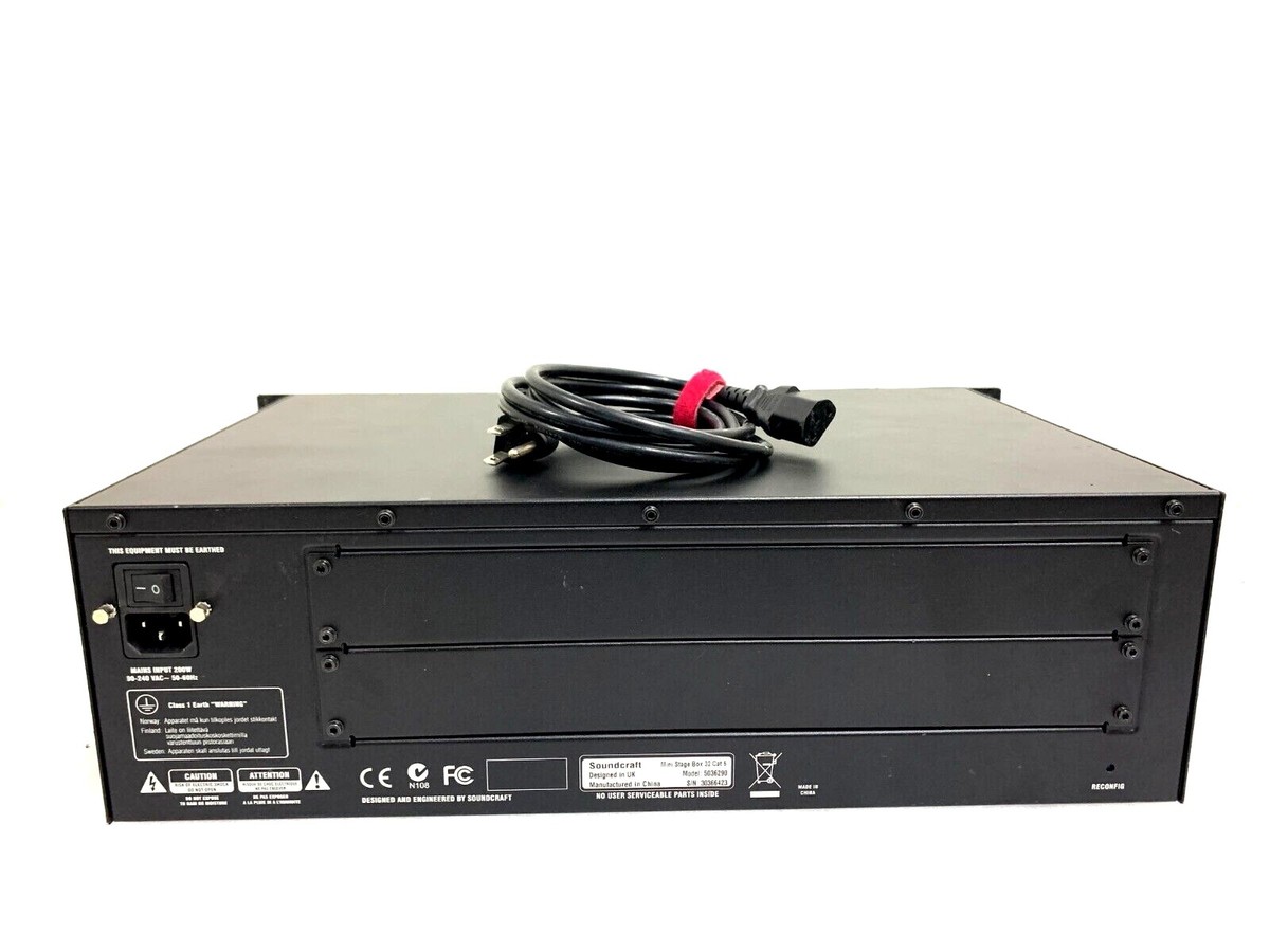 Soundcraft 5036290 Mini Stage Box .32 CAT 5 #02177 #02178 (One
