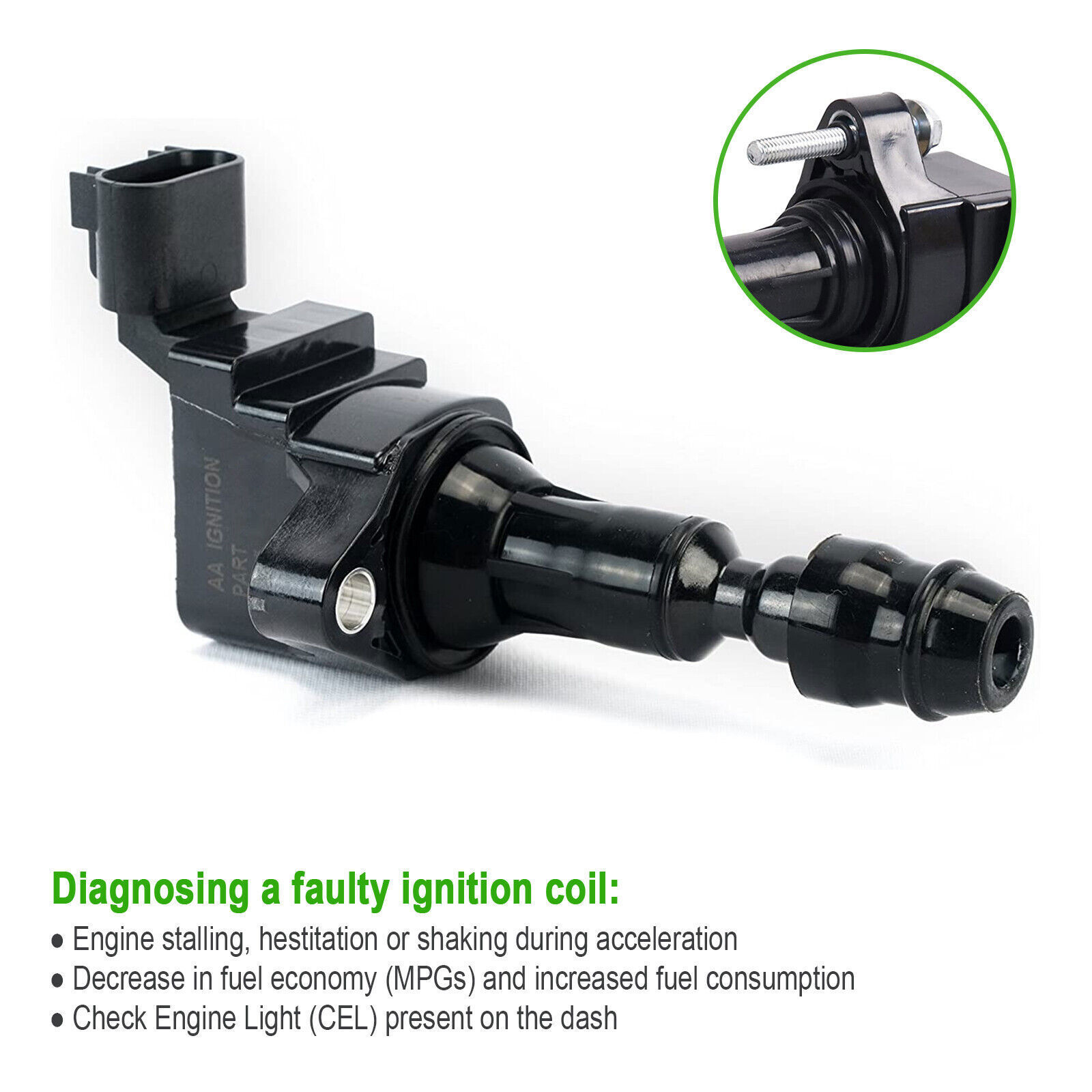 ✅4X Ignition Coil & IRIDIUM Spark Plug For 07-14 Chevrolet Malibu 2.4L UF491 - Foto 5