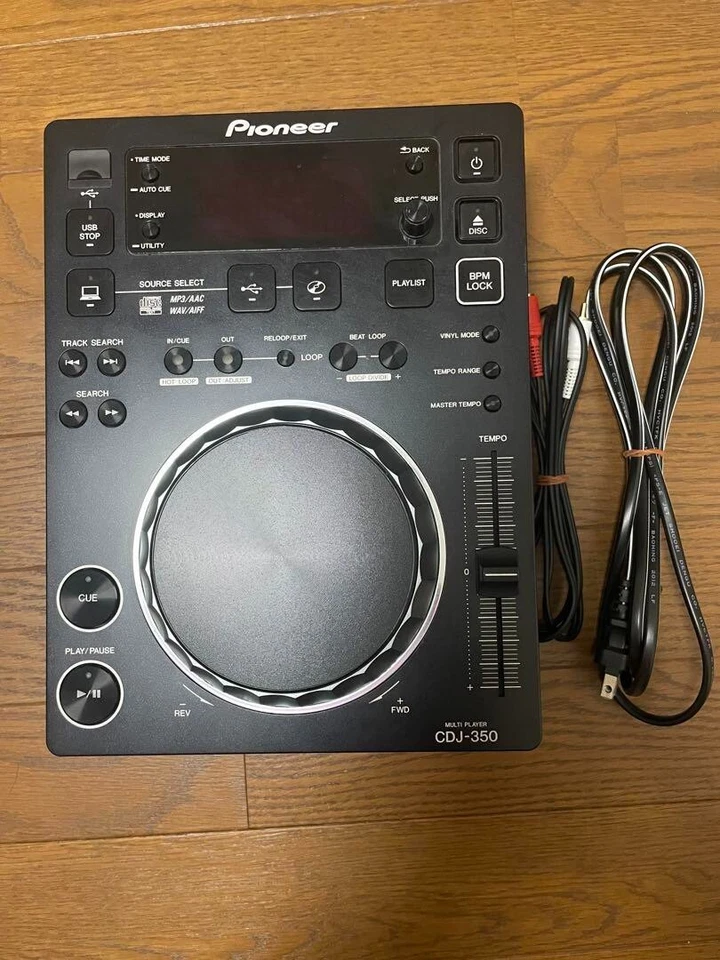 Pioneer CDJ-350 Compact DJ Multi Player Digital Plattenspieler Schwarz CD USB... - Bild 3 von 4