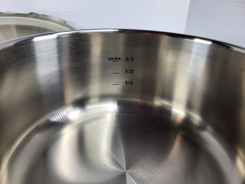 T-Fal Pressure Cooker Stainless Steel Cookware Dishwasher Safe Induction Clean - Foto 8 di 12