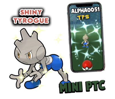 Pokemon Shiny Tyrogue Mini P T C 80k