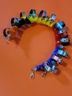 Unique Colorful Sparkle Ring Clasp Bracelet — photo 4