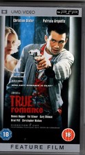 Sony PSP UMD Video  True Romance Region 2 C.Slater Complete  Like-New
