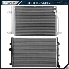 Aluminum Radiator & AC Condenser Cooling Kit For 2014-2015 Volkswagen Beetle