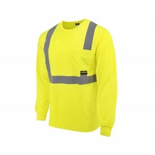 Radians ST21-2PGS-2X High Visibility/T-Shirts Hi-Vis Green - Size 2X 1EA