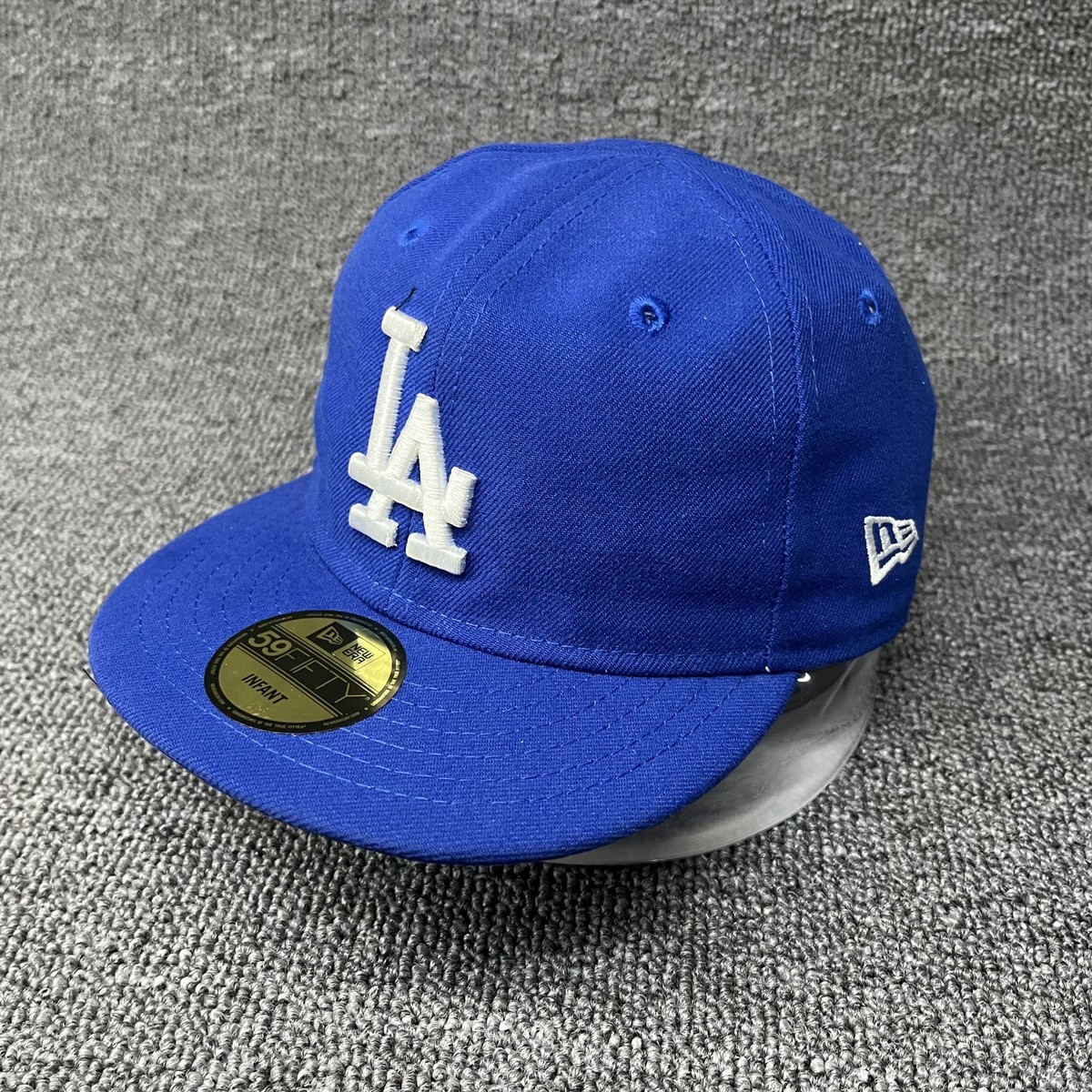 New Era 59FIFTY Los Angeles Dodgers Infant Fitted Hat Size 6 48.3cm Royal Kids