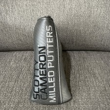 NICE Scotty Cameron Design Milled Putter Headcover Cover Silver- Free Shipping!