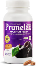 Prunelax Ciruelax Maximum Relief Laxative Tablets with Natural Senna - 100 Count