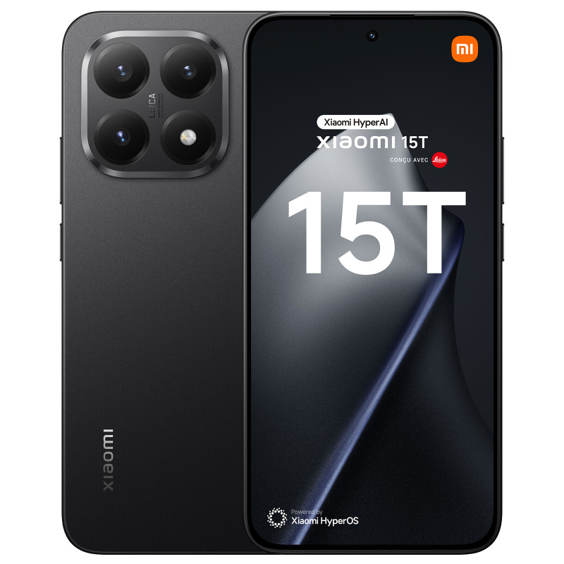 Xiaomi 15T 12+256GB 6.83” 5G NFC Black Dual Sim Garanzia Europa