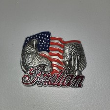 Indian Motorcycles Belt Buckle Eagle American Western Metal Collector Rodeo